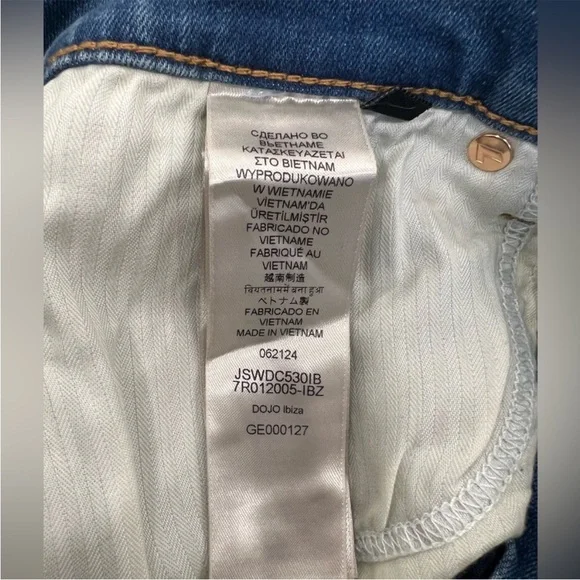 7 For All Mankind Dojo Original Jeans Women's Trousers NWT Size 29 7FAMK - Picture 5 of 6
